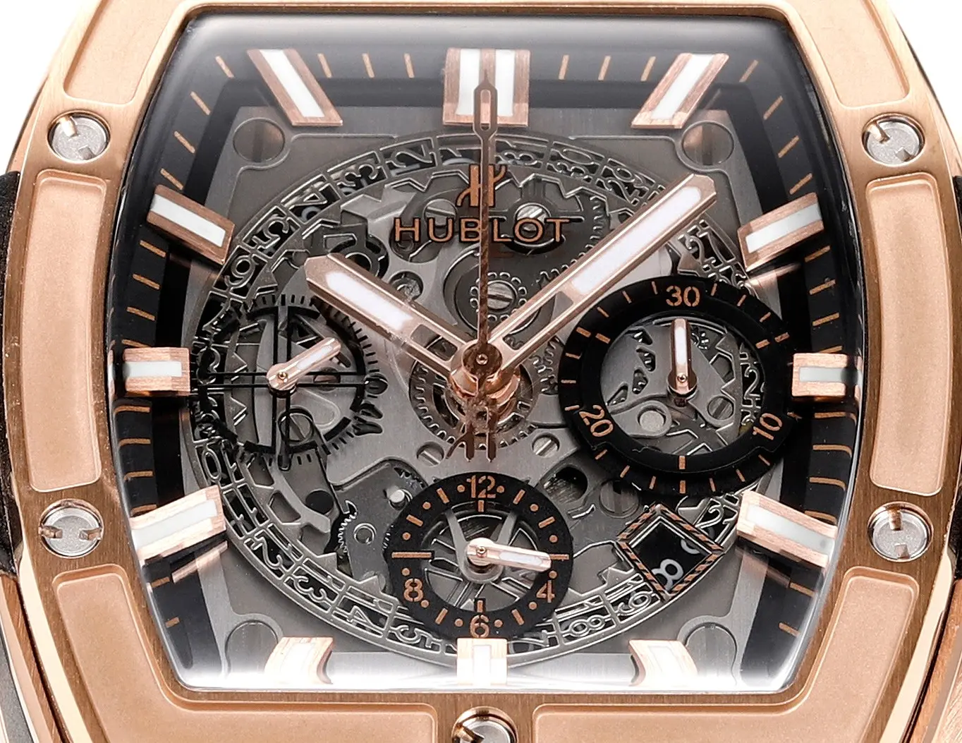 GS Factory HUBLOT Spirit of Big Bang King Gold Black Rubber Strap Limited Edition Watch – Model 642.NX.0170.RX – Super Clone Edition Packable 5836